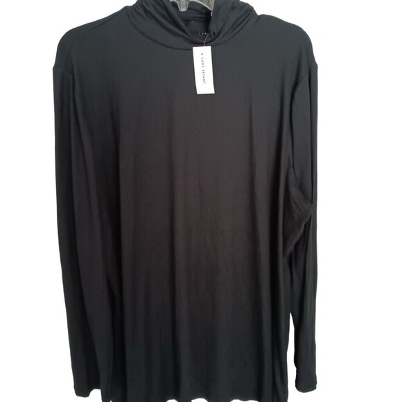 Lane Bryant Tops - Lane Bryant NWT Black Mock Neck Long Sleeve Lightweight Pullover Top Sz 22